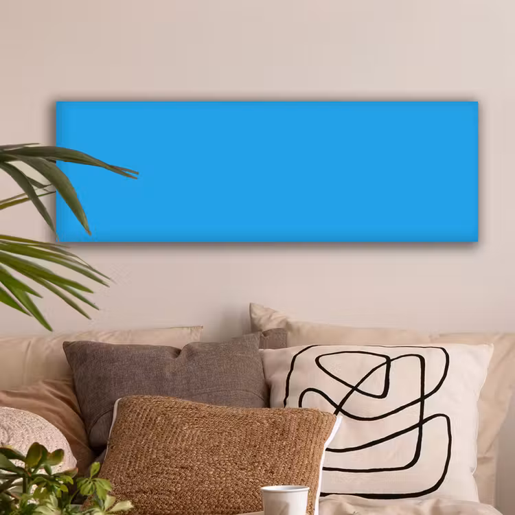 Canvas schilderij - Blauw - Licht - Kleuren — 2