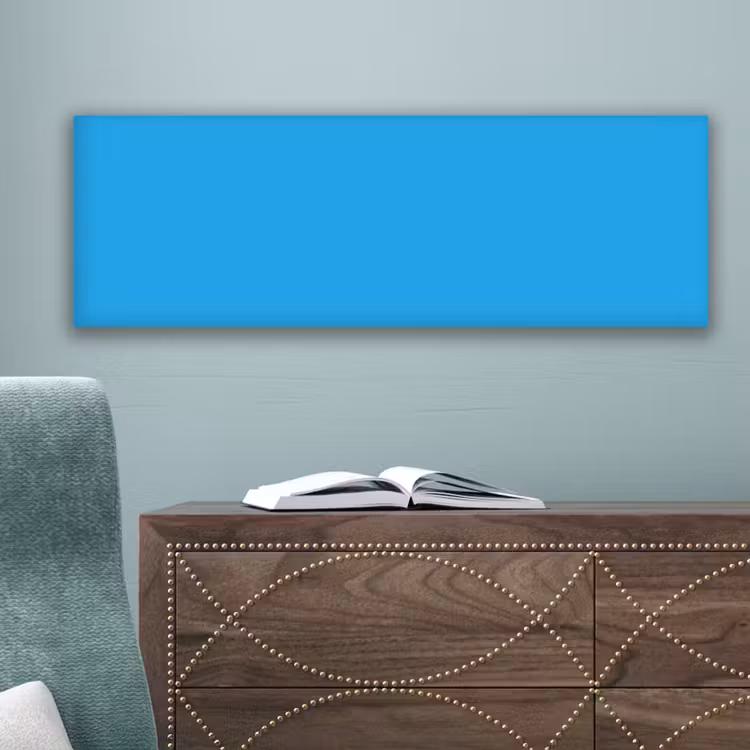 Canvas schilderij - Blauw - Licht - Kleuren — 4