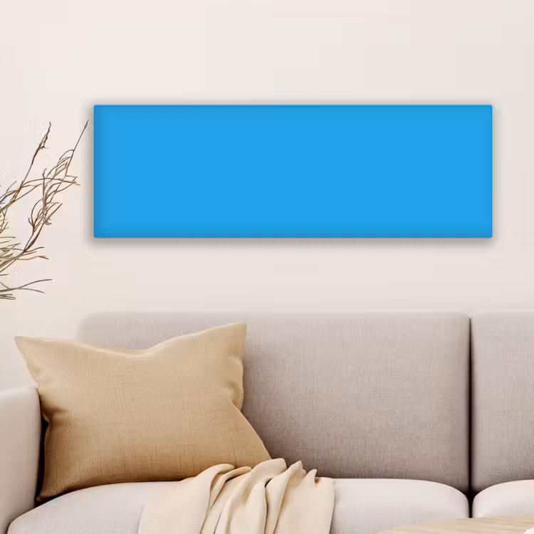 Canvas schilderij - Blauw - Licht - Kleuren — 6