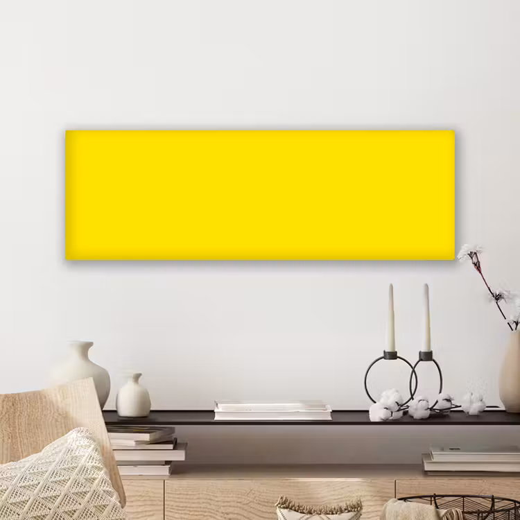 Canvas schilderij - Geel - Citroen - Neon - Kleuren — 5