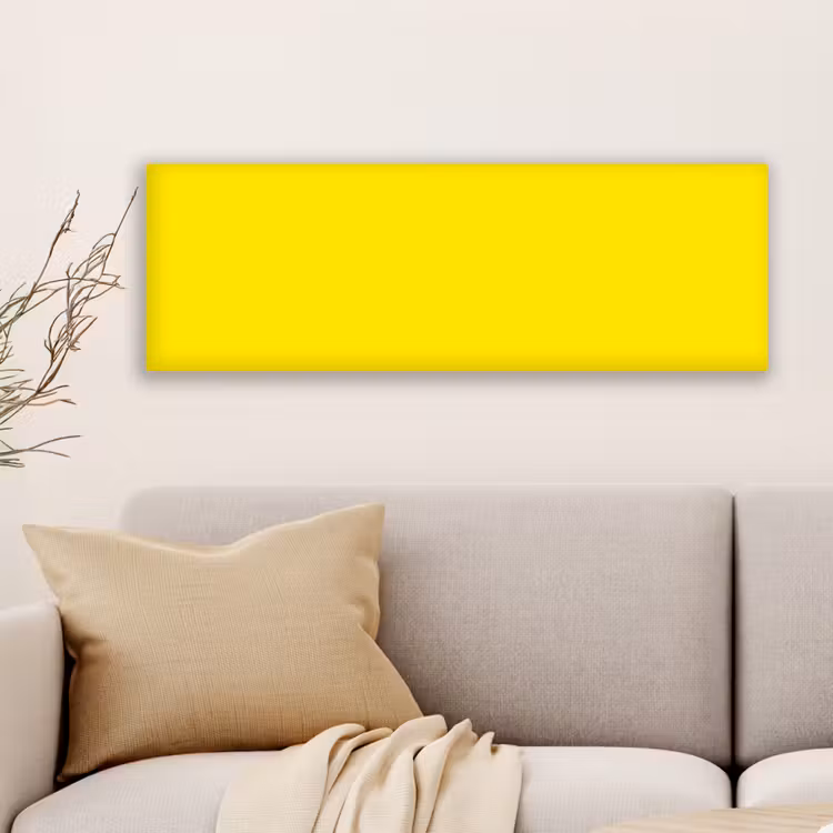Canvas schilderij - Geel - Citroen - Neon - Kleuren — 6