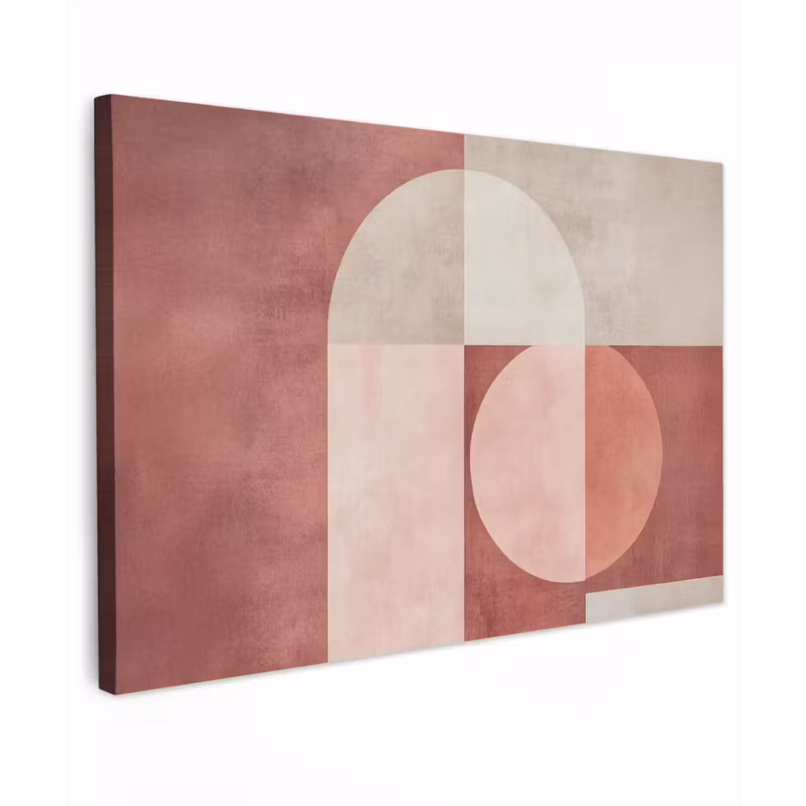Canvas schilderij - Figuren - Abstract - Roze — 1
