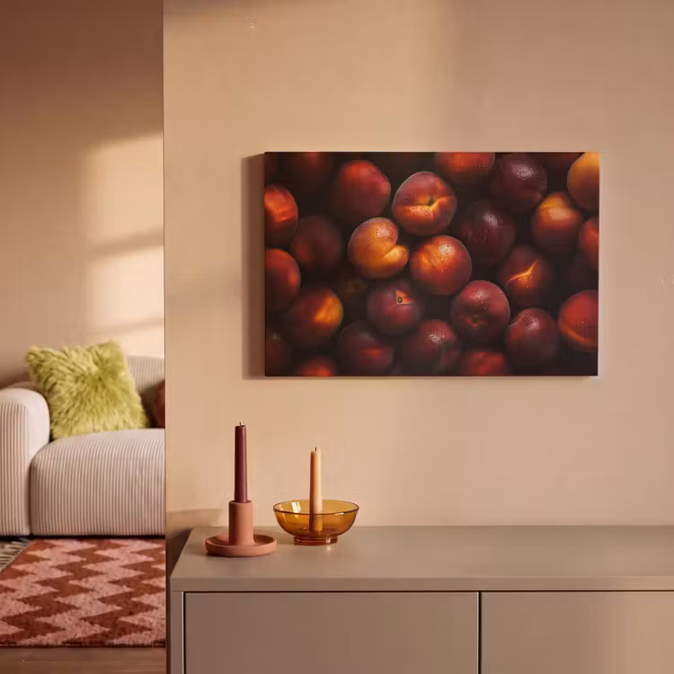 Canvas schilderij - Fruit - Close up - Nectarines — 2