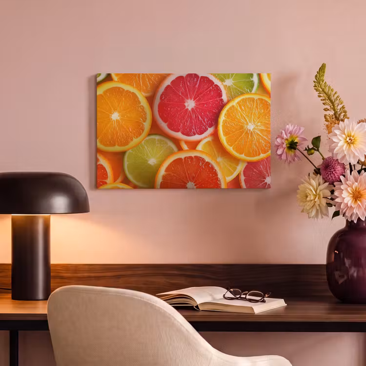 Canvas schilderij - Fruit - Kleurrijk - Close up — 4
