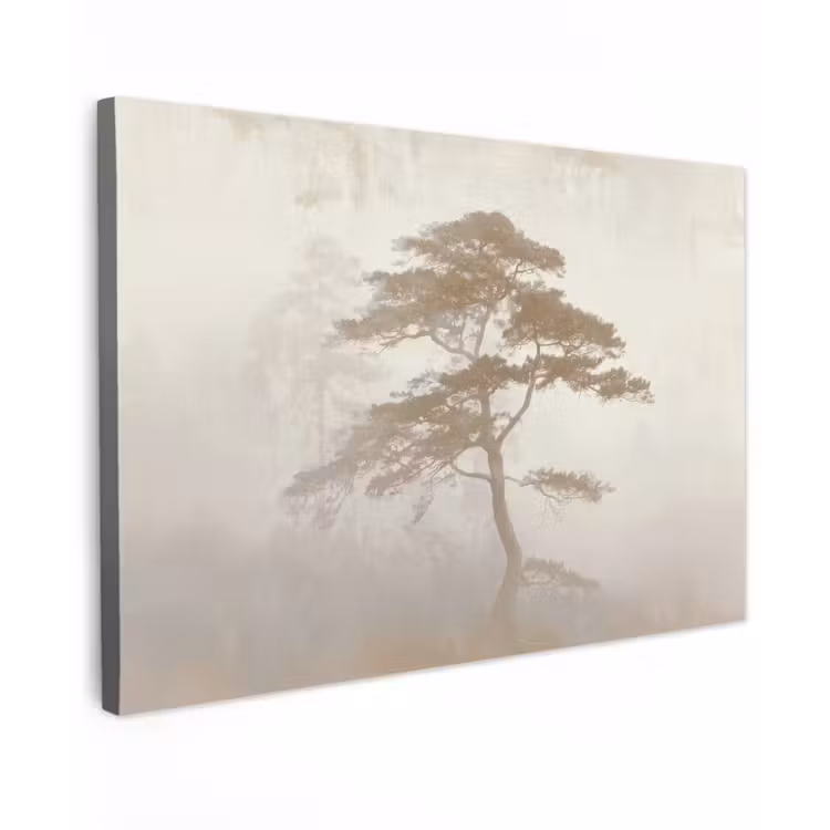 Canvas schilderij - Boom - Oosterse stijl - Landschap — 1