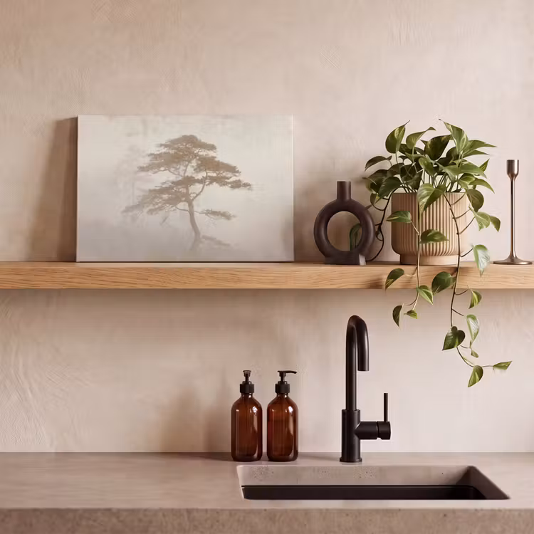 Canvas schilderij - Boom - Oosterse stijl - Landschap — 3