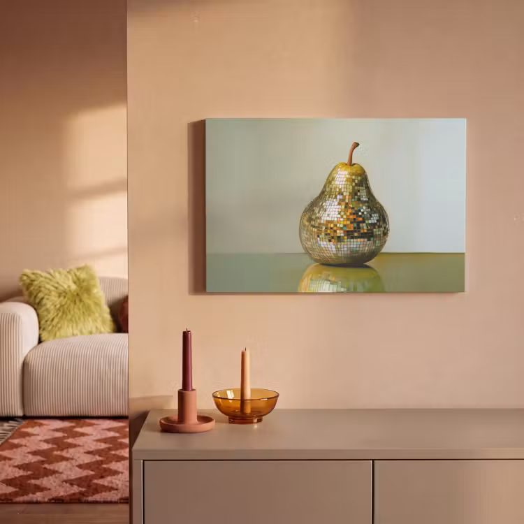 Canvas schilderij - Fruit - Disco - Art - Glitter — 2