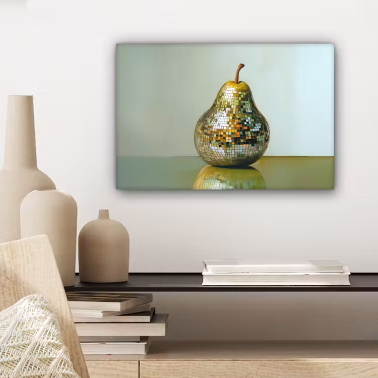 Canvas schilderij - Fruit - Disco - Art - Glitter — 5