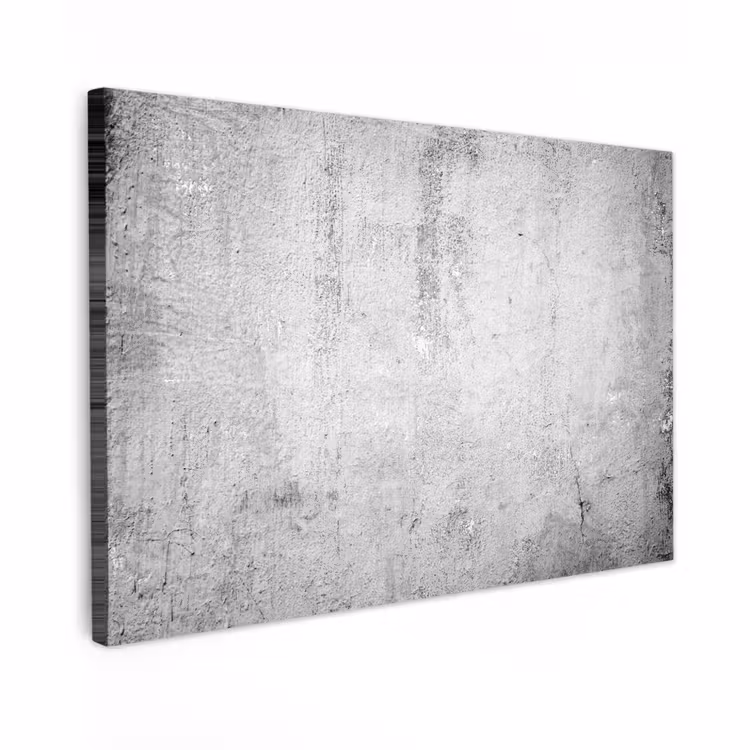 Canvas schilderij - Beton - Grijs - Patroon - Vintage - Industrieel — 1