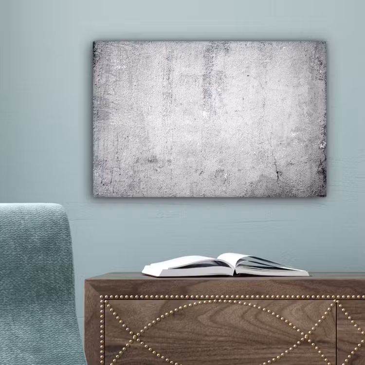 Canvas schilderij - Beton - Grijs - Patroon - Vintage - Industrieel — 4