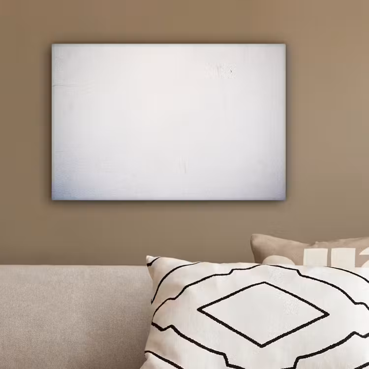 Canvas schilderij - Beton - Wit - Modern — 3