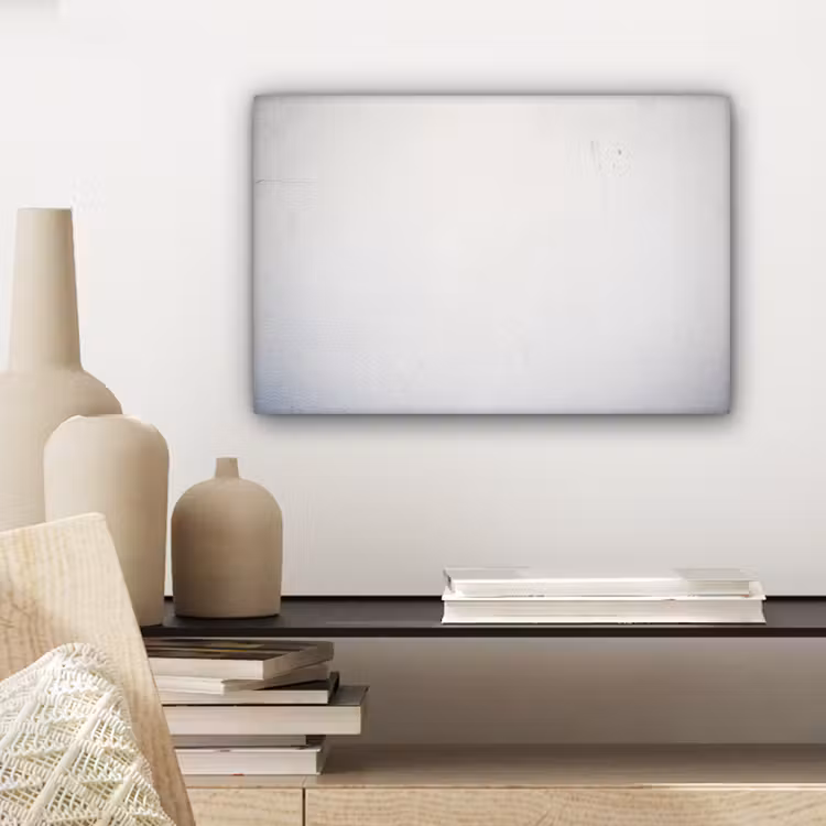 Canvas schilderij - Beton - Wit - Modern — 5