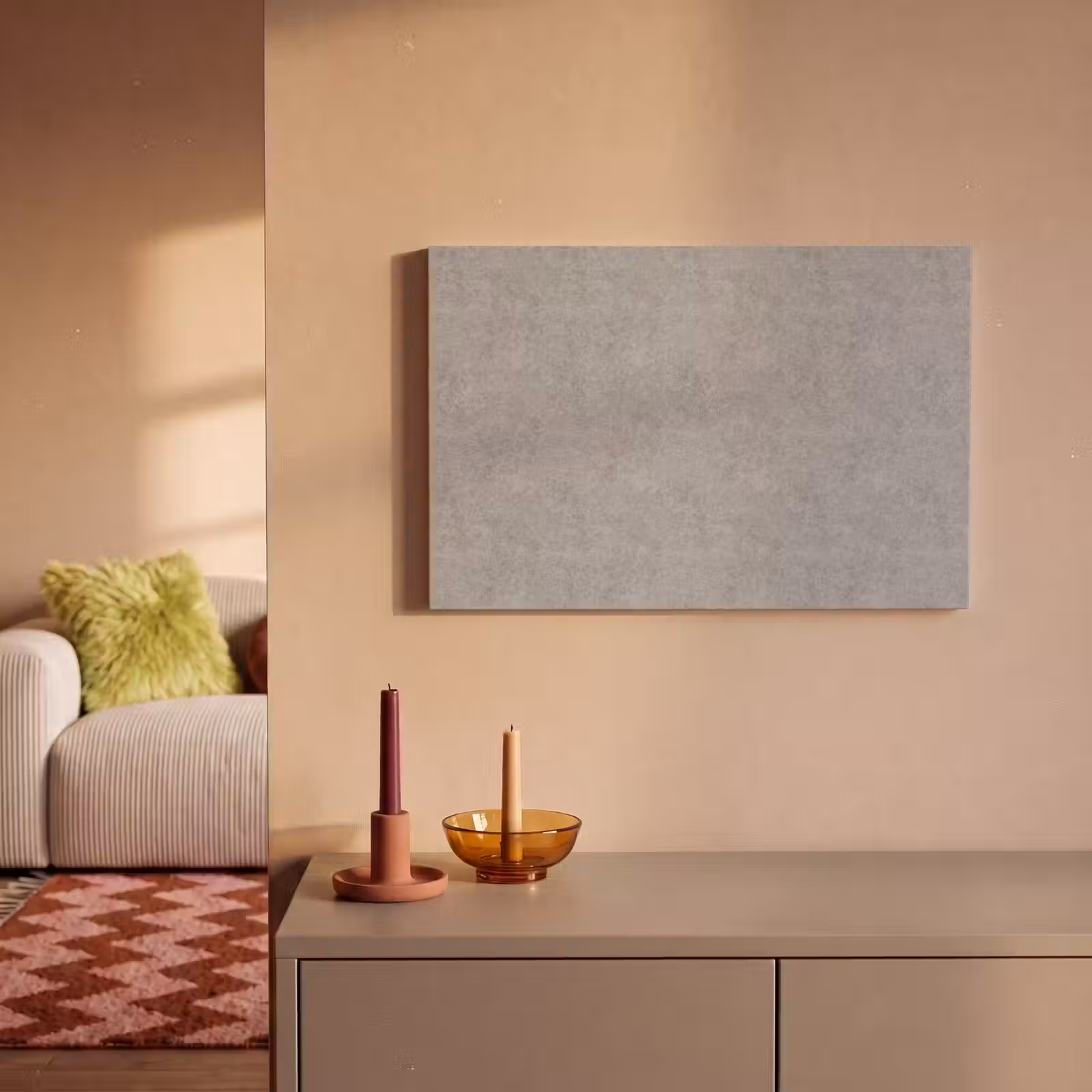 Canvas schilderij - Beton - Oud - Patroon — 1