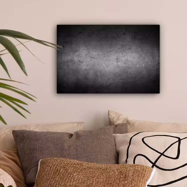 Canvas schilderij - Beton - Grijs - Retro - Cement - Textuur — 2
