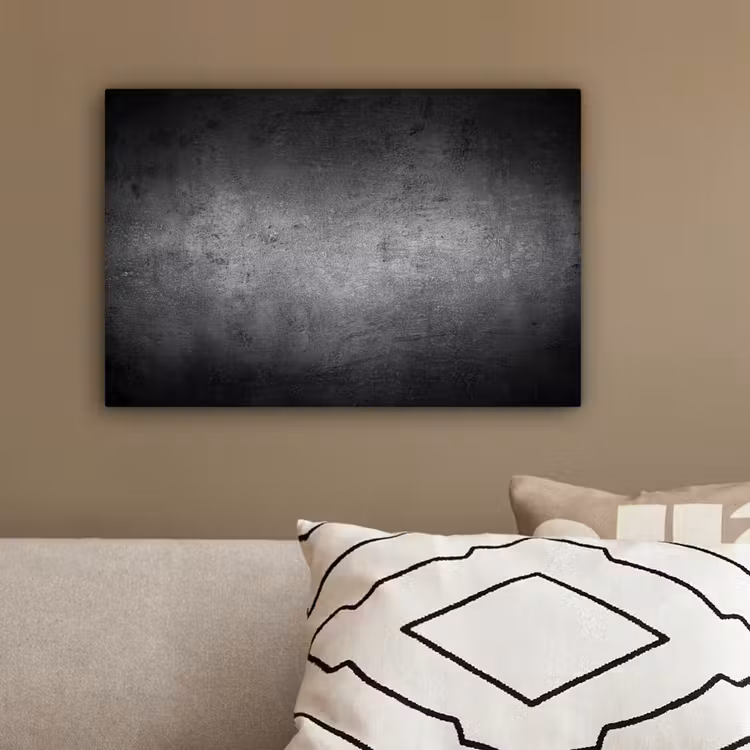Canvas schilderij - Beton - Grijs - Retro - Cement - Textuur — 3