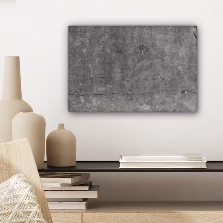 Canvas schilderij - Beton - Muur - Cement — 5