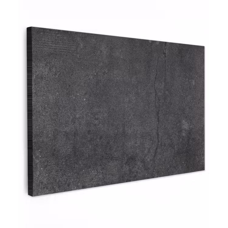 Canvas schilderij - Beton - Zwart - Grijs - Rustiek - Industrieel — 1