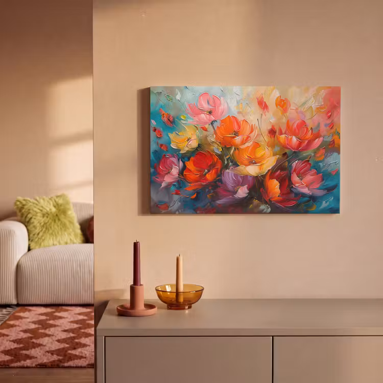 Canvas schilderij - Bloemen - Kunst - Watercolor - Botanisch — 2