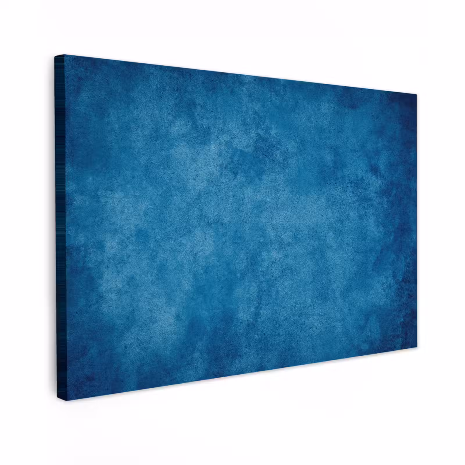 Canvas schilderij - Beton - Blauw - Vintage - Structuur - Industrieel — 1
