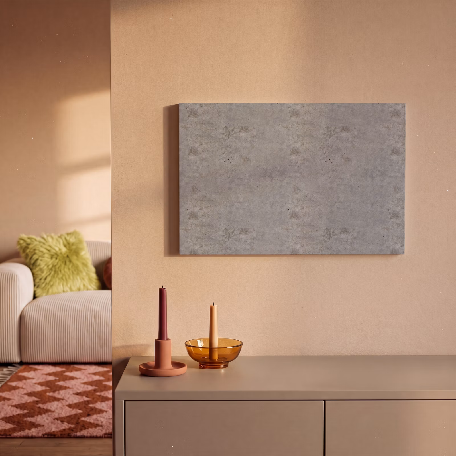 Canvas schilderij - Beton - Industrieel - Patronen — 1