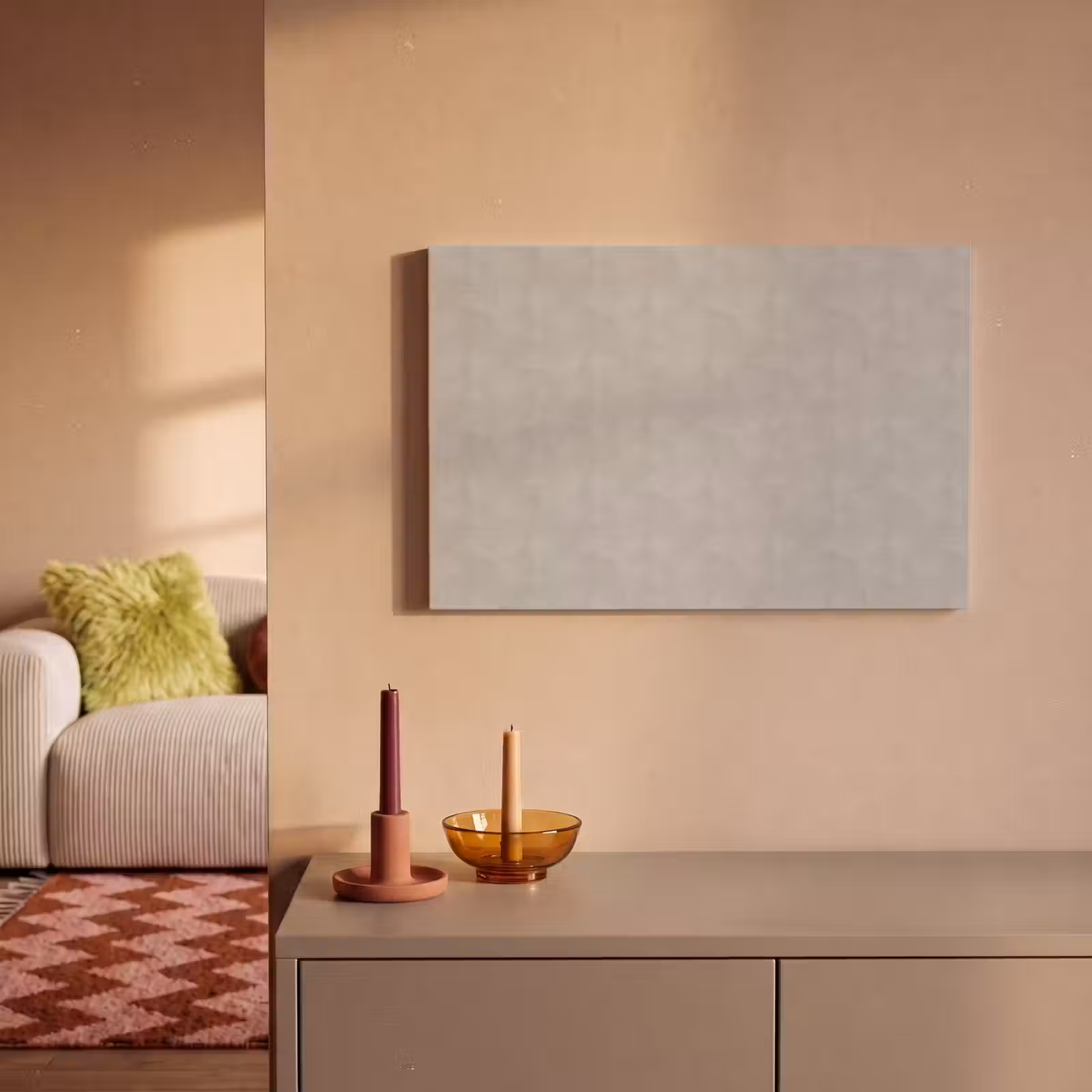 Canvas schilderij - Beton - Patroon - Abstract — 1
