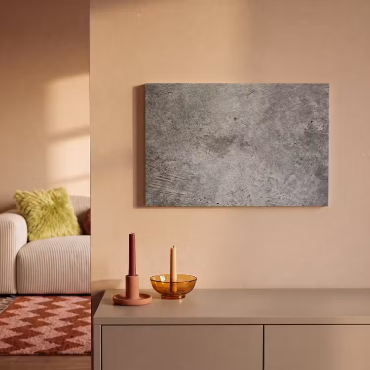 Canvas schilderij - Beton - Leisteen - Grijs -Betonstructuur — 2