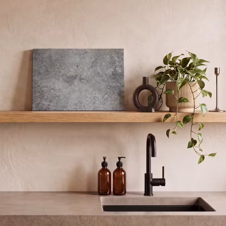 Canvas schilderij - Beton - Leisteen - Grijs -Betonstructuur — 3
