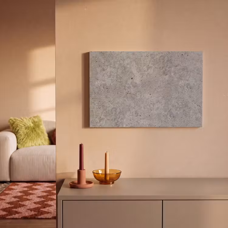 Canvas schilderij - Beton - Leisteen - Grijs - Betonstructuur — 2