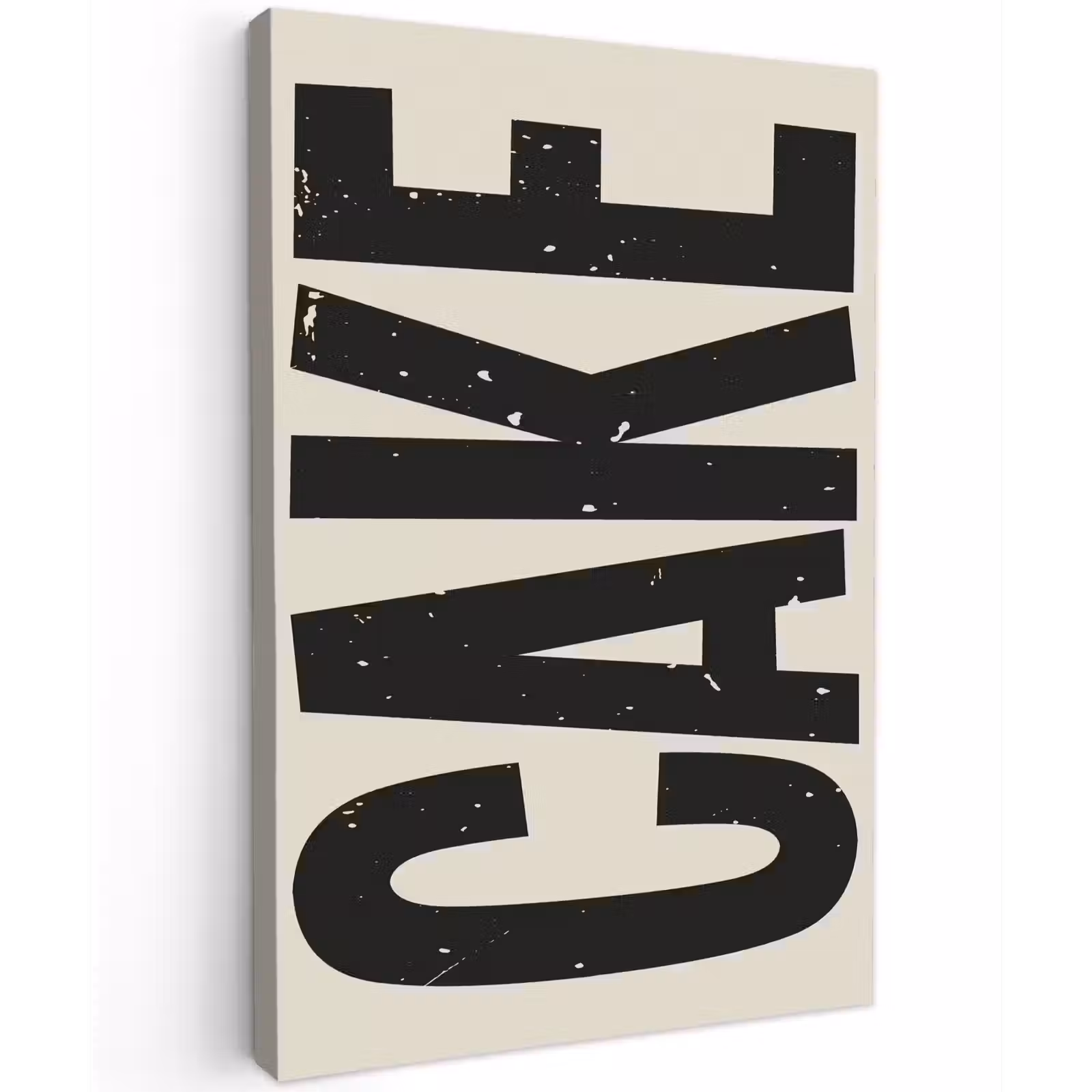 Canvas schilderij - Beige - Japandi - Cake - Decoratie — 1