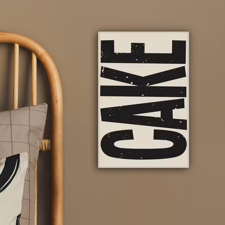 Canvas schilderij - Beige - Japandi - Cake - Decoratie — 3