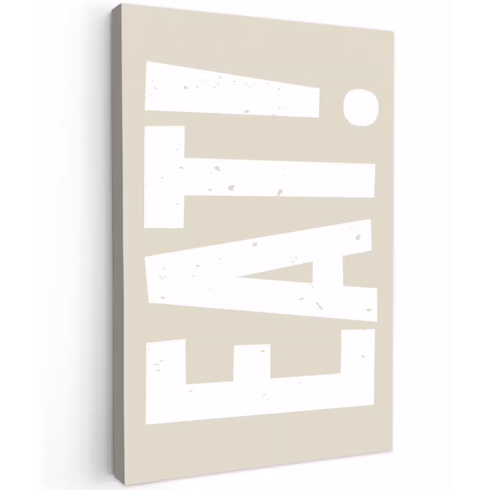 Canvas schilderij - Eten - Decoratie - Beige - Wit — 1