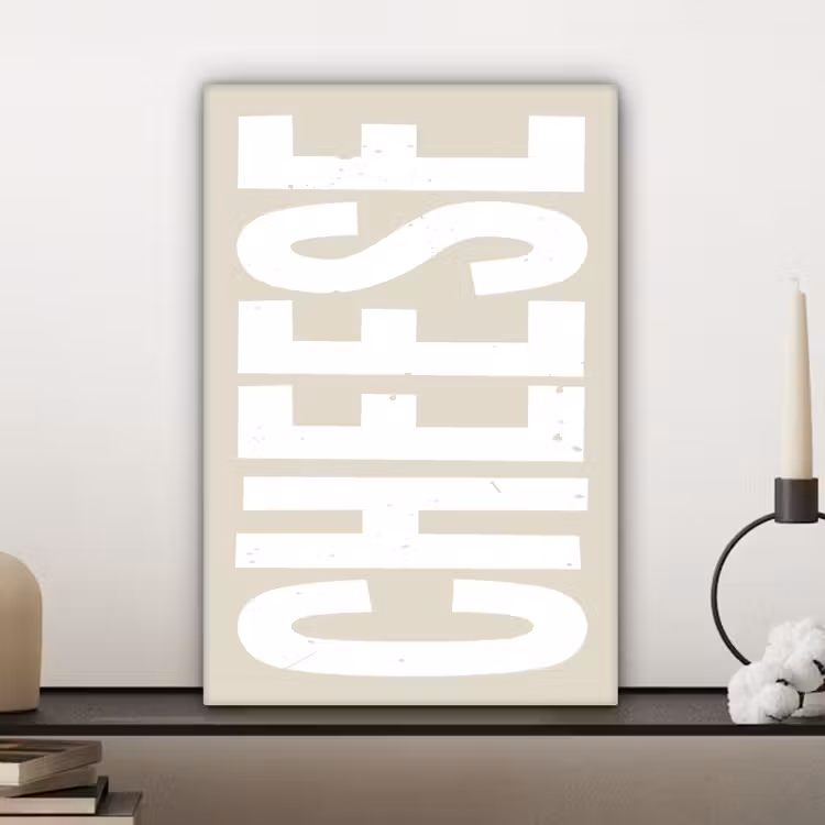 Canvas schilderij - Food - Japandi - Cheese - Decoratie — 5
