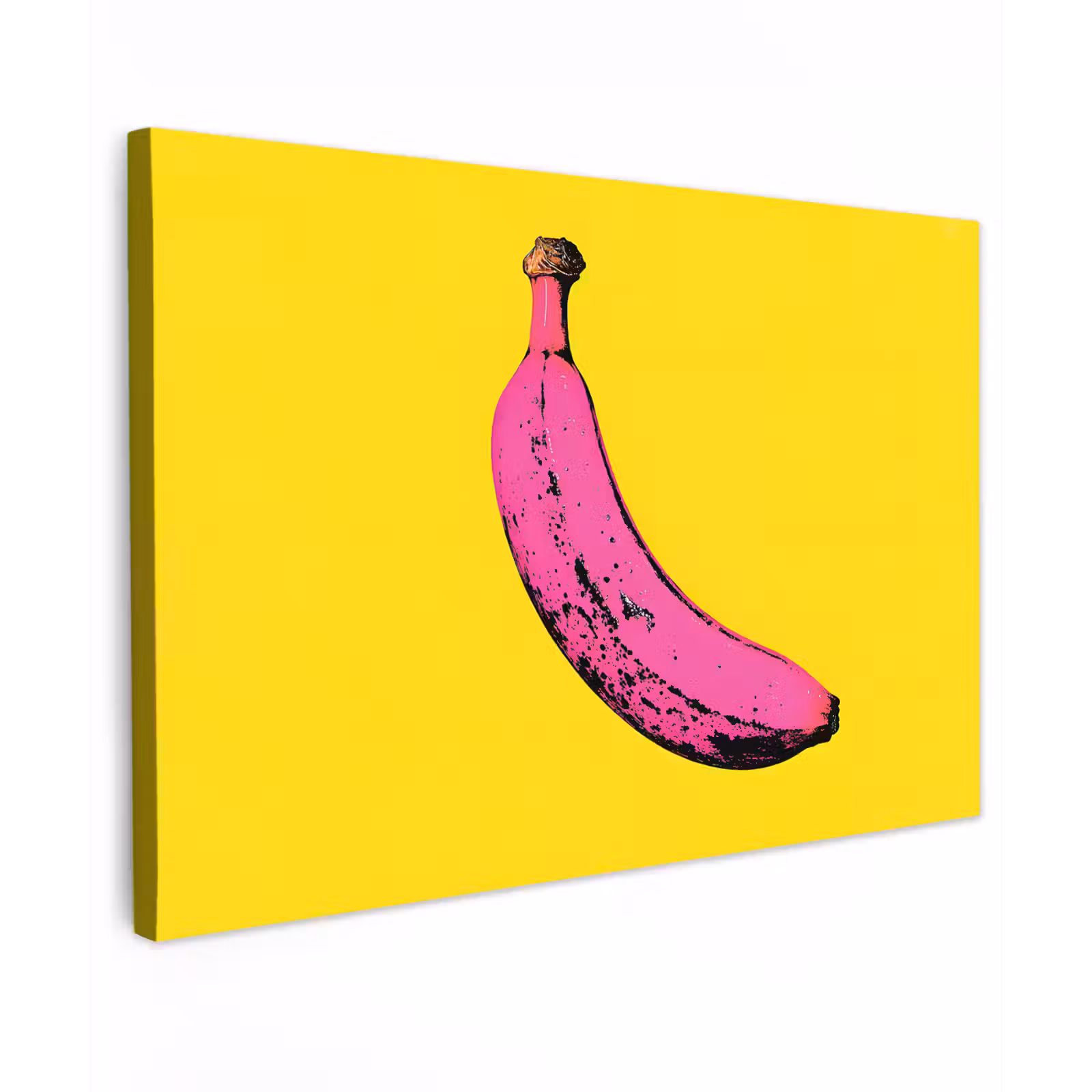 Canvas schilderij - Banaan - Grafisch - Geel — 1