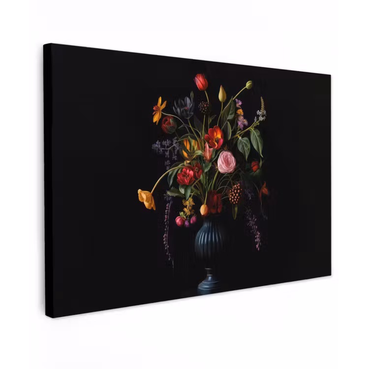 Canvas schilderij - Bloemen - Bessen - Klassiek — 1