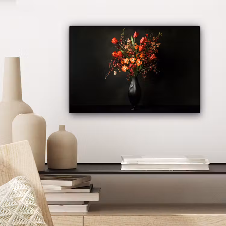Canvas schilderij - Bloemen - Takken - Boeket — 5
