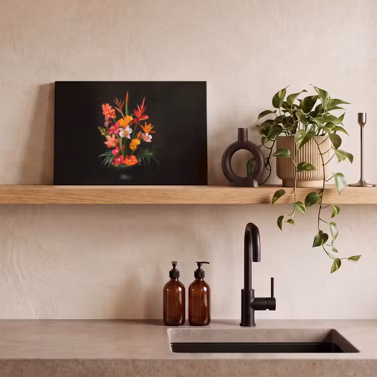 Canvas schilderij - Boeket - Bloemen - Exotisch — 3