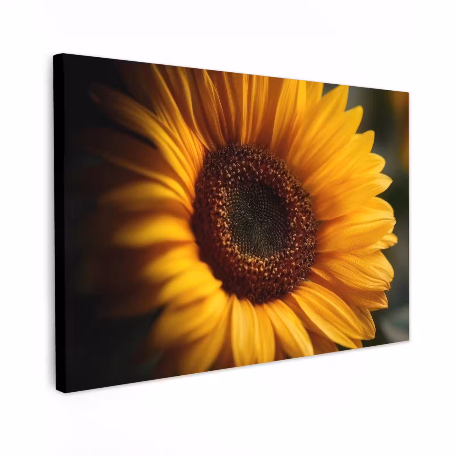 Canvas schilderij - Geel - Zonnebloem - Zomers — 1