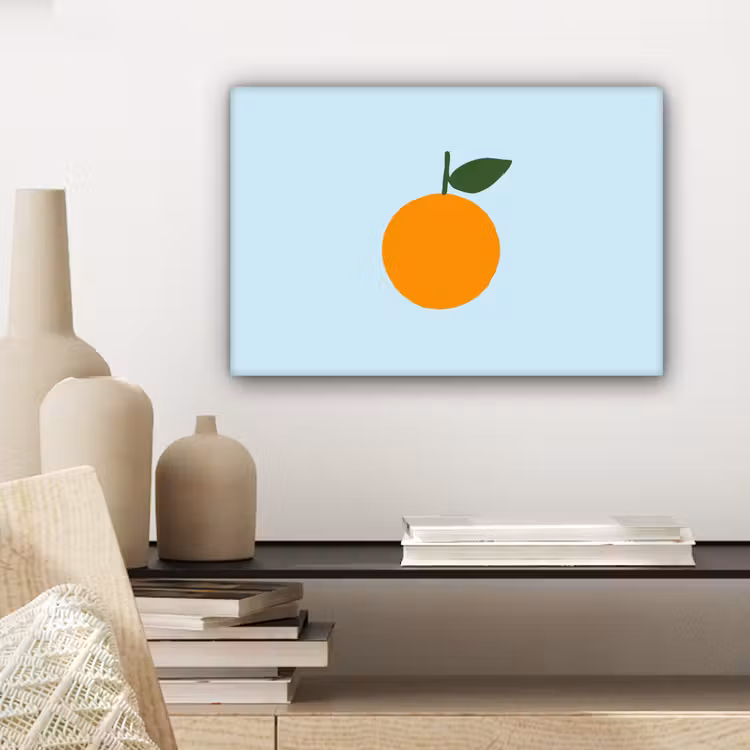 Canvas schilderij - Fruit - Sinaasappel - Oranje — 5