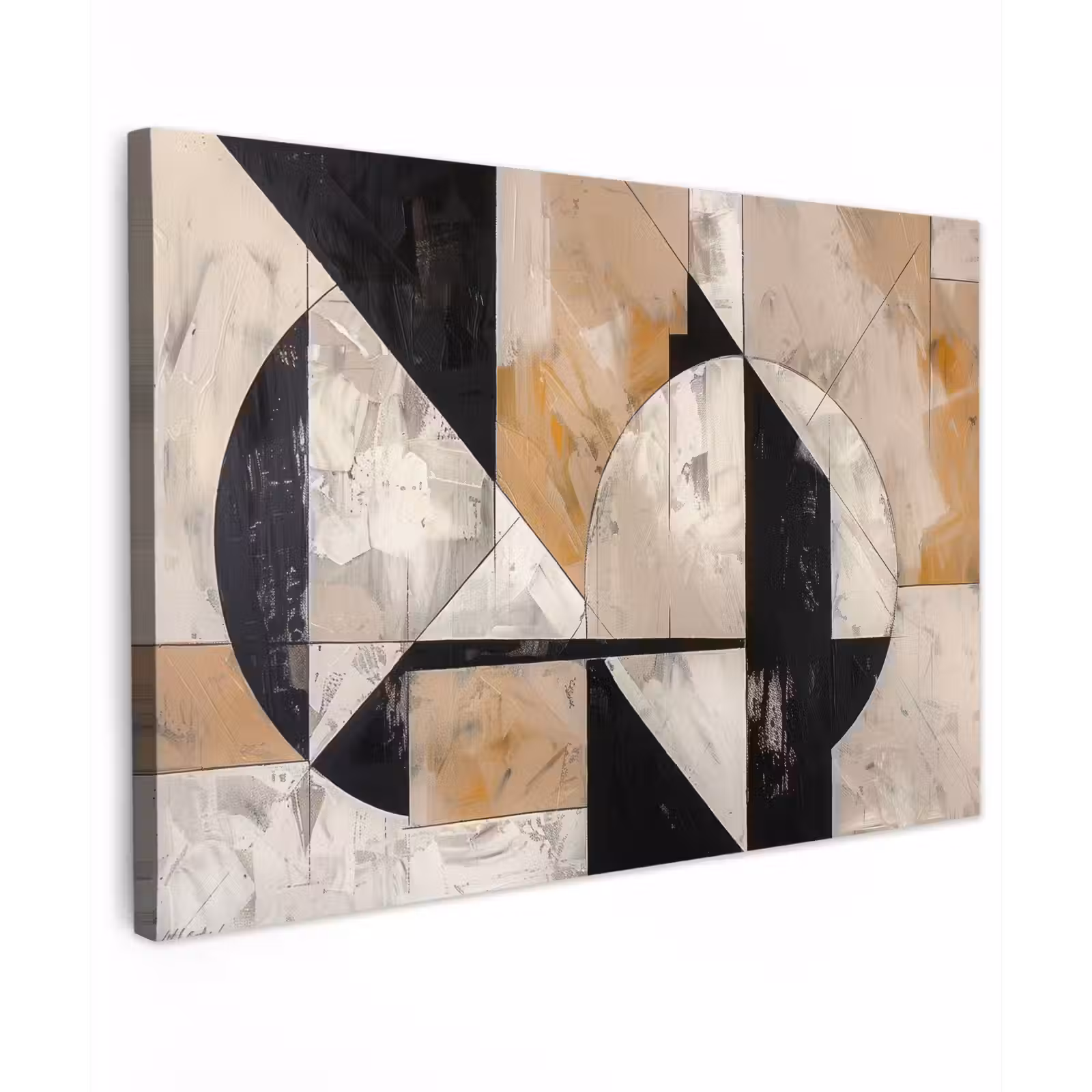 Canvas schilderij - Abstract - Modern - Geometrisch - Pastel — 1