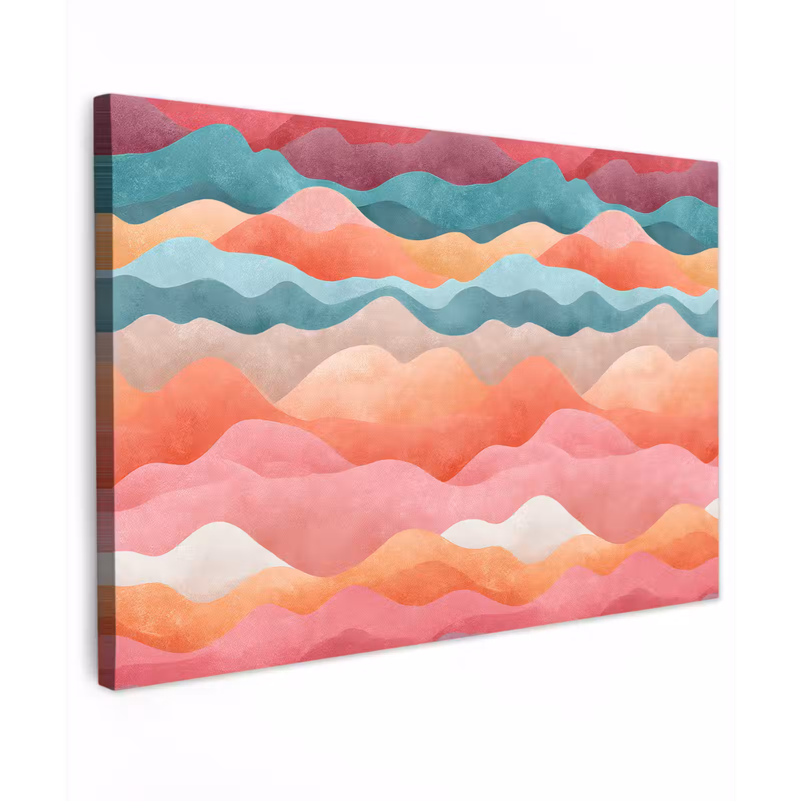 Canvas schilderij - Golven - Kleurrijk - Abstract — 1