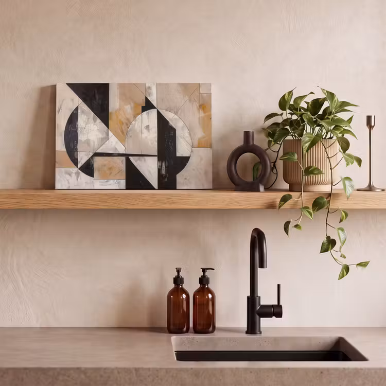 Canvas schilderij - Abstract - Modern - Geometrisch - Pastel — 3