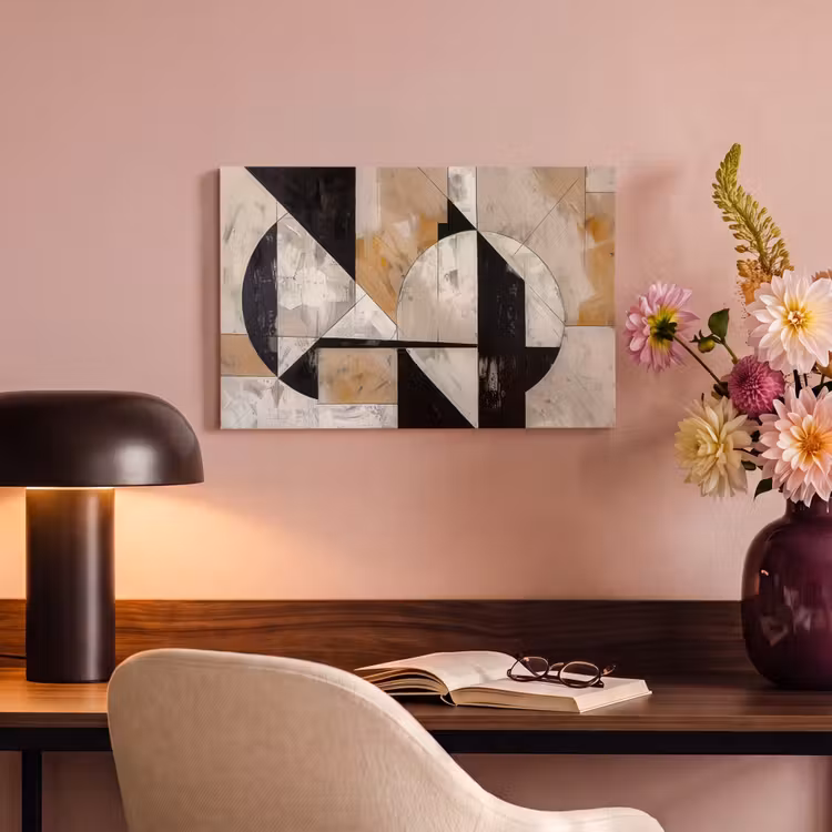 Canvas schilderij - Abstract - Modern - Geometrisch - Pastel — 4