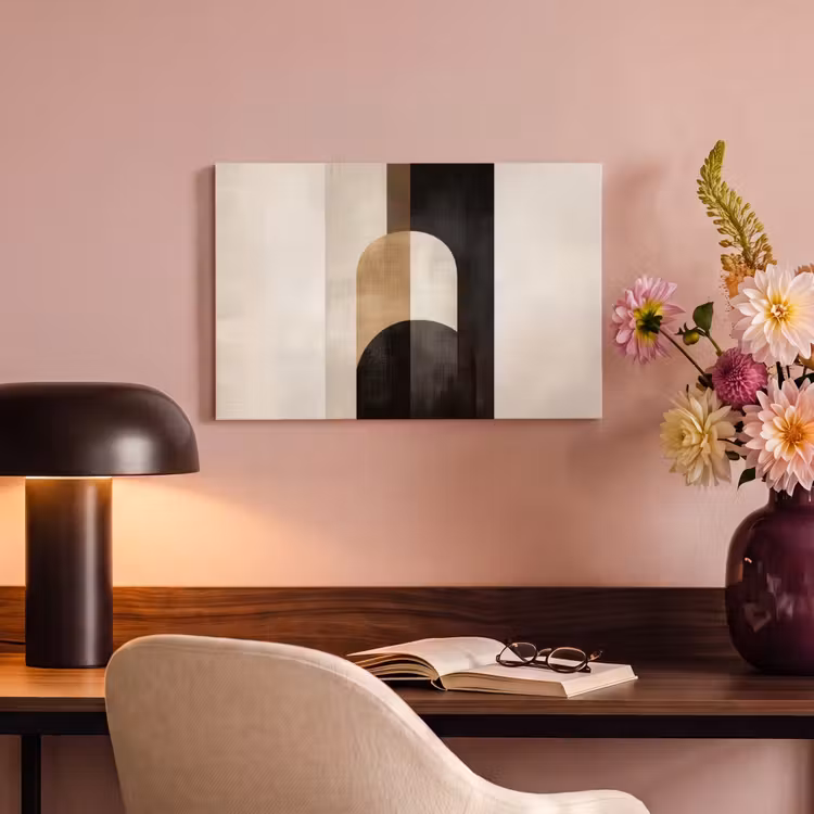 Canvas schilderij - Geometrische - Vormen - Wit — 4