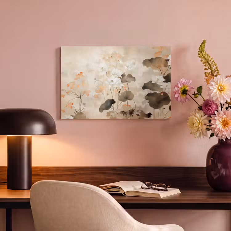 Canvas schilderij - Bloemen - Japandi - Wabi sabi — 4