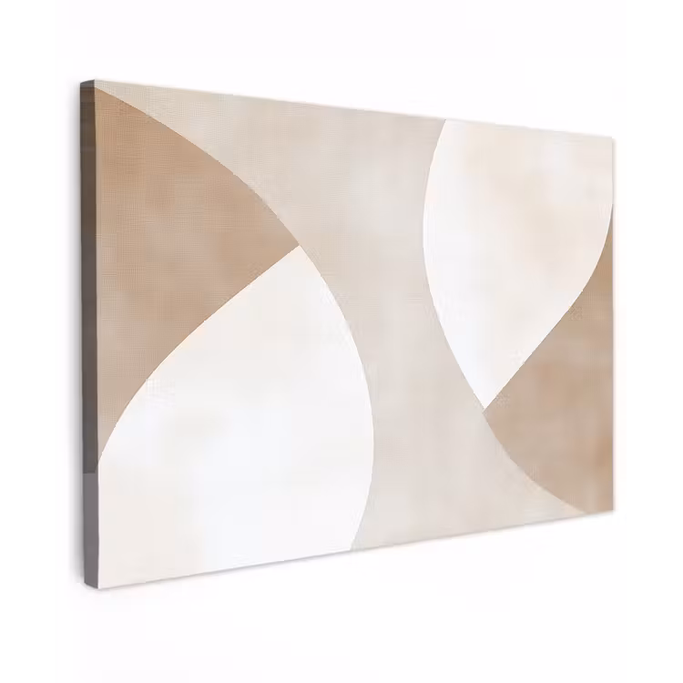 Canvas schilderij - Bruin - Japandi - Abstract — 1