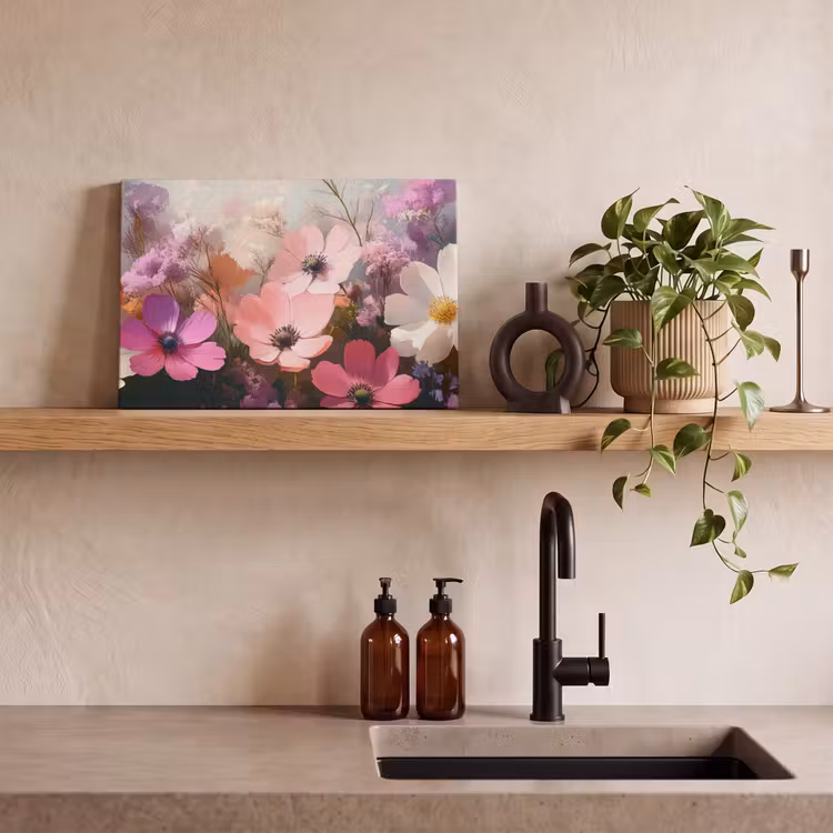 Canvas schilderij - Bloemen - Kleurrijk - Bloei — 3