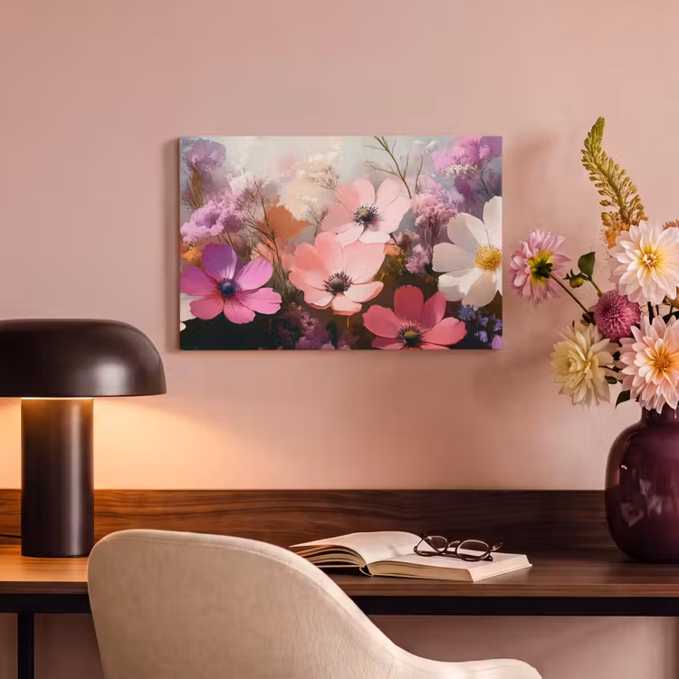 Canvas schilderij - Bloemen - Kleurrijk - Bloei — 4