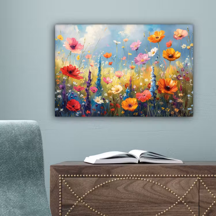 Canvas schilderij - Bloemen - Natuur - Botanisch - Kunst — 4