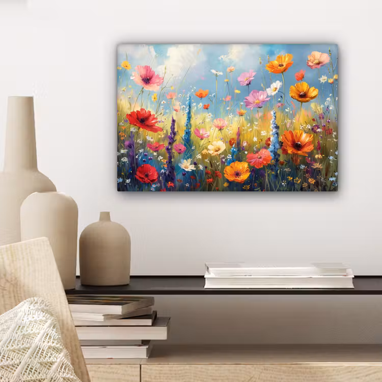 Canvas schilderij - Bloemen - Natuur - Botanisch - Kunst — 5
