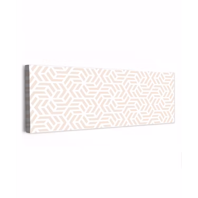 Canvas schilderij - Beige - Geometrie - Patronen - Abstract — 1